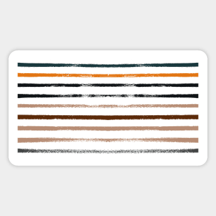 Fall stripes Sticker